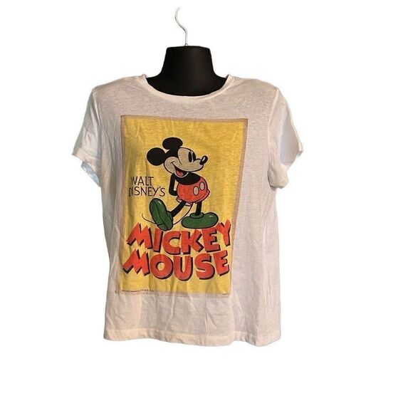Disney Mickey Mouse shirt tee top short sleeve women’s Large - Picture 1 of 5